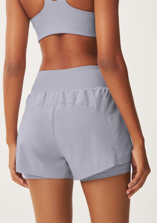 Foto do produto: Shorts Esportivo Feminino Runner Secagem Rápida - Cinza