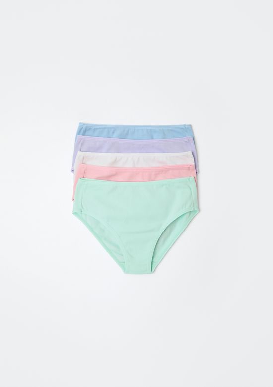 Foto do produto: Kit Com 5 Calcinhas Infantil - Multicolorido