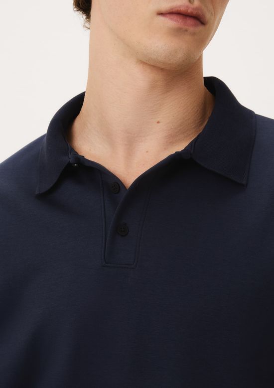 Foto do produto: Blusão De Moletom Masculino Gola Polo - Azul