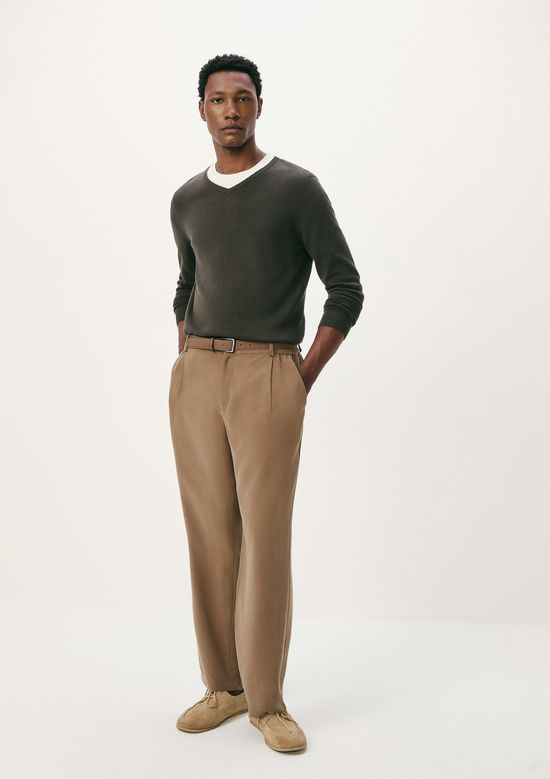 Foto do produto: Calça Masculina Alfaiataria Reta - Marrom