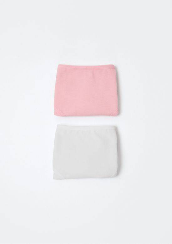 Foto do produto: Kit Com 2 Calcinhas Infantil Em Ribana - Multicolorido