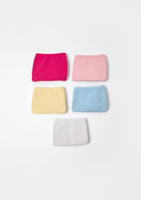 Foto do produto: Kit Com 5 Calcinhas Infantil - Multicolorido
