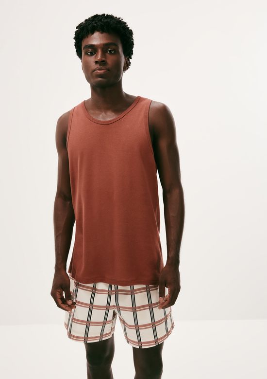 Foto do produto: Regata Masculina Regular Ribana Canelada - Marsala