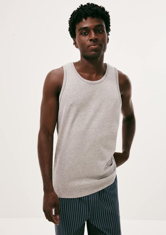 Foto do produto: Regata Masculina Regular Ribana Canelada - Cinza