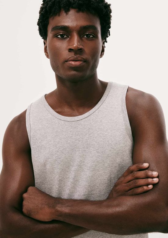 Foto do produto: Regata Masculina Regular Ribana Canelada - Cinza