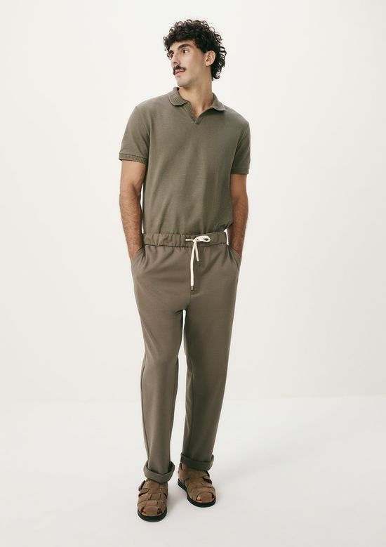 Foto do produto: Calça Masculina Reta Cós Elástico - Verde