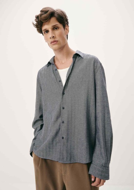 Foto do produto: Camisa Masculina Regular Manga Longa - Azul