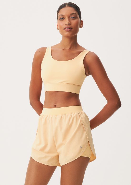 Foto do produto: Shorts Esportivo Feminino Runner Texturizado - Laranja