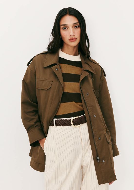 Foto do produto: Jaqueta Parka Feminina Cargo - Verde