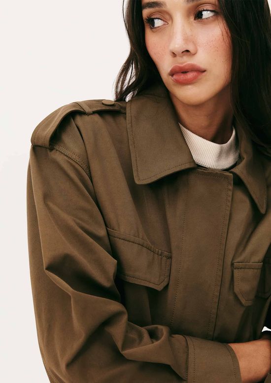 Foto do produto: Jaqueta Parka Feminina Cargo - Verde