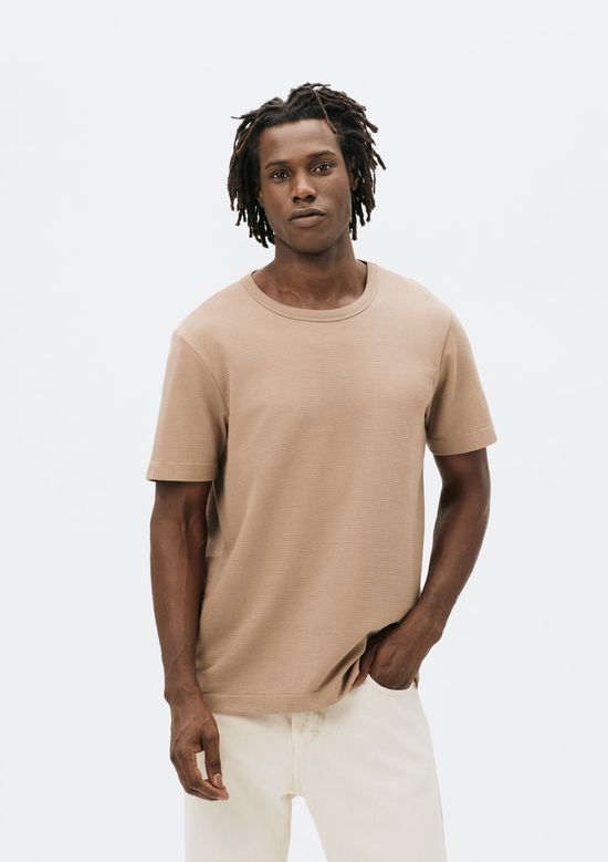 Foto do produto: Camiseta Masculina Comfort Texturizada - Bege