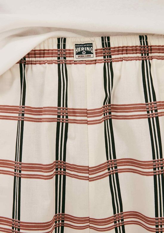 Foto do produto: Calça Masculina Em Tricoline Fio Tinto - Nude