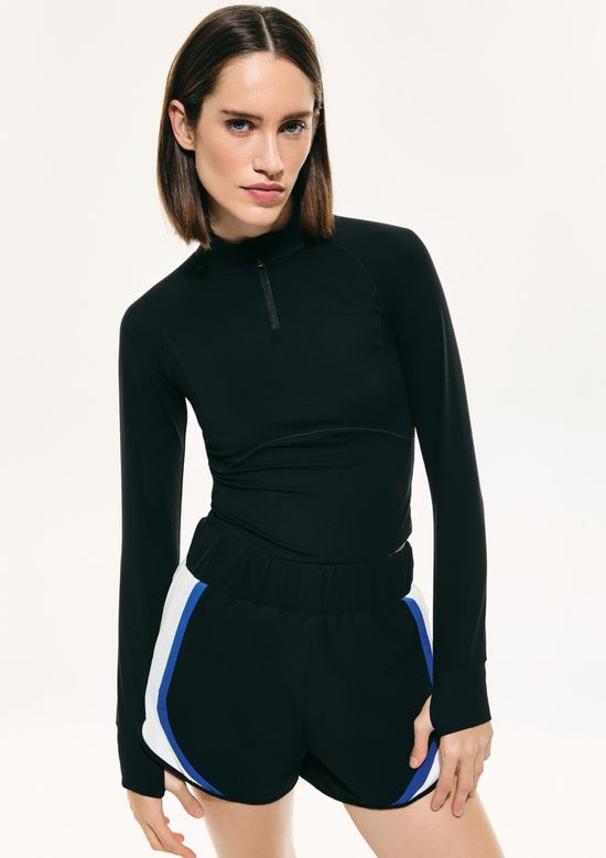 Foto do produto: Jaqueta Feminina Gola Alta Hering Sports + Frnc - Preto