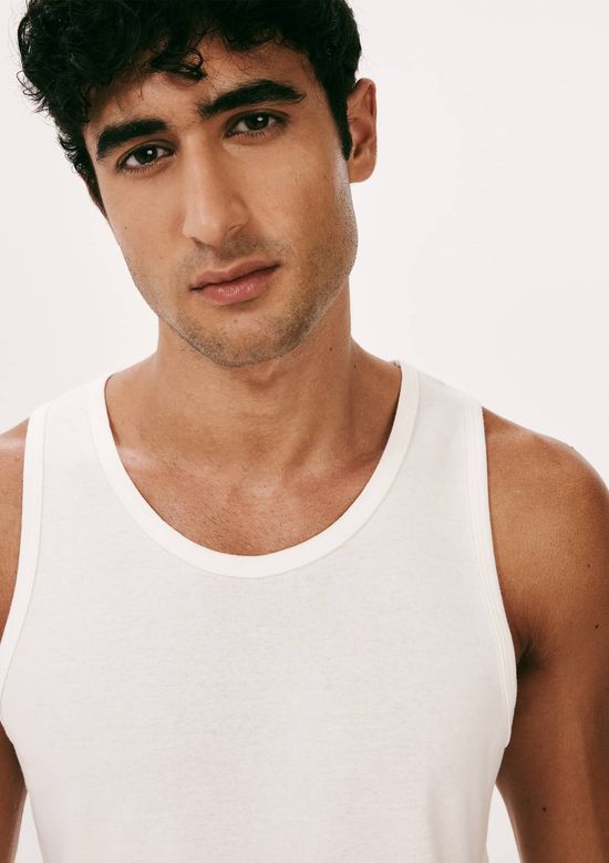 Foto do produto: Regata Masculina Regular Ribana Canelada - Off white