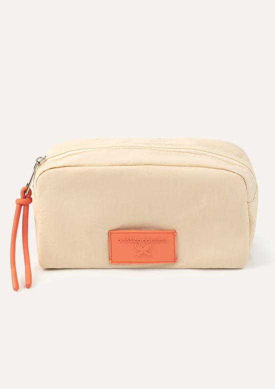 Foto do produto: Necessaire Feminina Em Nylon - Bege