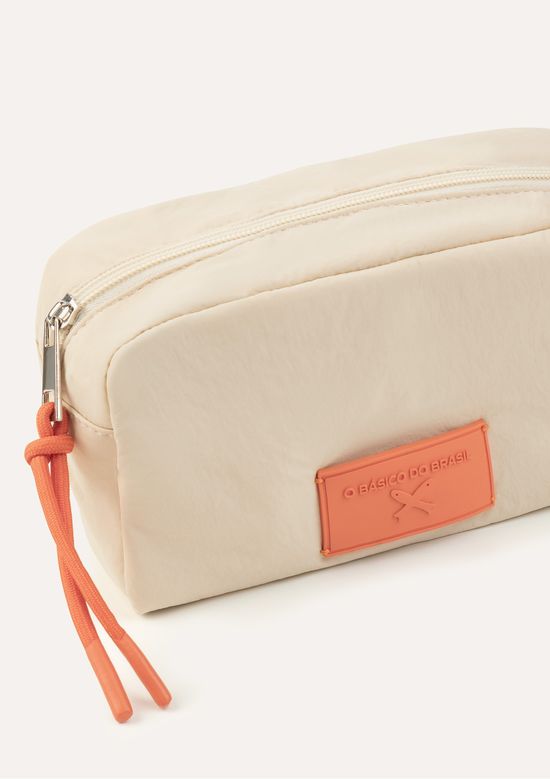 Foto do produto: Necessaire Feminina Em Nylon - Bege