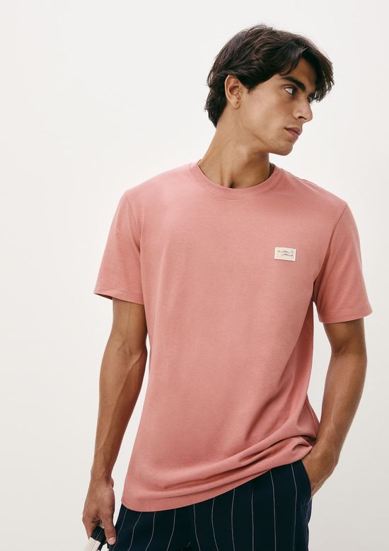 Foto do produto: Camiseta Masculina Manga Curta Com Estampa - Vermelho