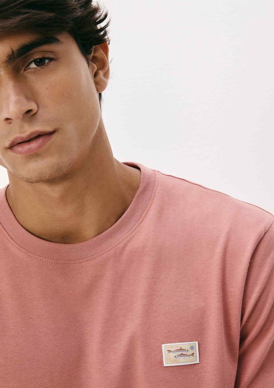 Foto do produto: Camiseta Masculina Manga Curta Com Estampa - Vermelho