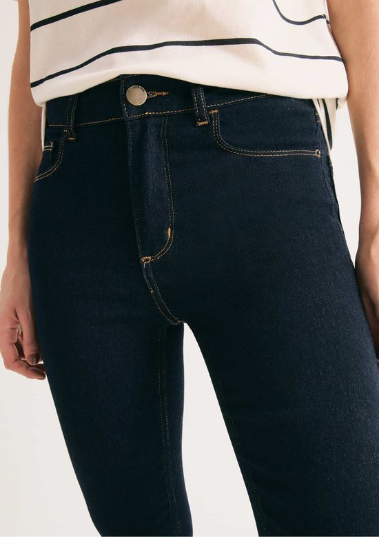 Foto do produto: Calça Jeans Feminina Skinny Cintura Média Soft Touch - Azul