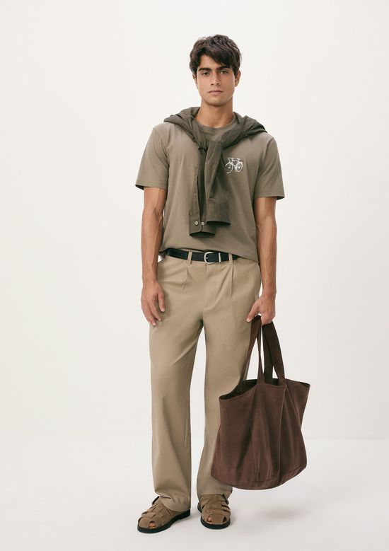 Foto do produto: Camiseta Masculina Manga Curta Com Estampa - Verde