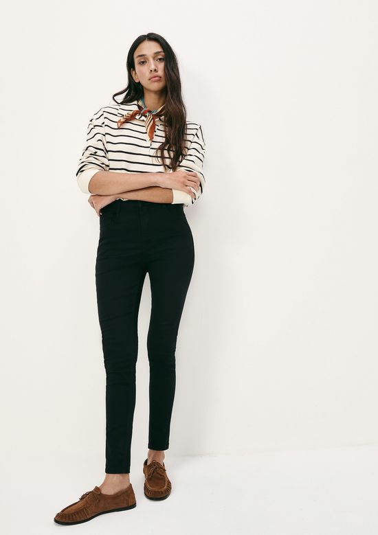 Foto do produto: Calça Jeans Feminina Skinny Cintura Média Soft Touch - Preto