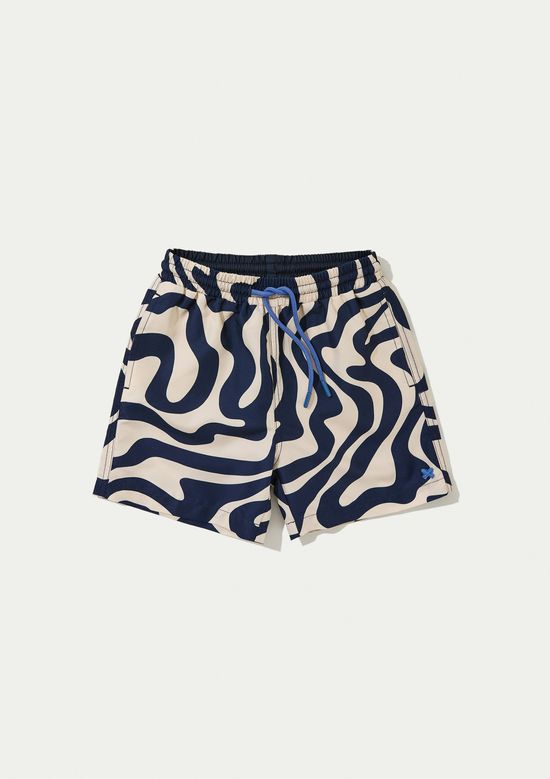 Foto do produto: Shorts Infantil Menino Estampado - Off white