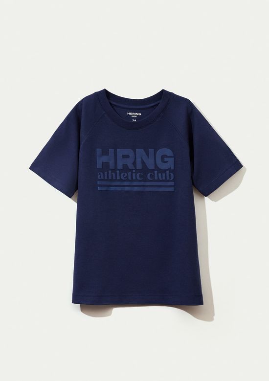Foto do produto: Camiseta Infantil Menino Em Algodão - Azul