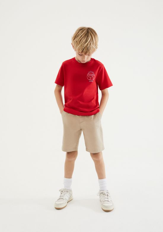 Foto do produto: Bermuda Básica Infantil Menino Chino - Bege