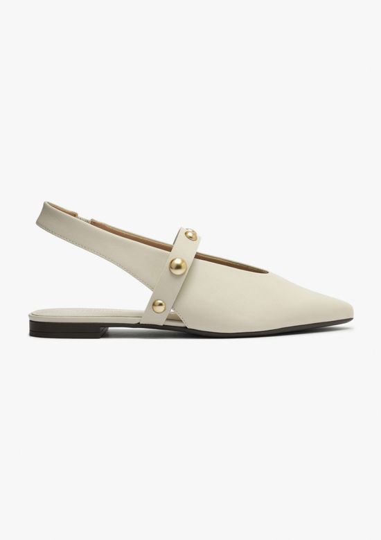 Foto do produto: Sapatilha Slingback Tachas - Creme