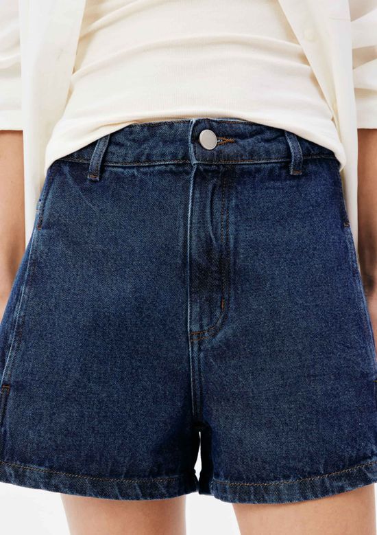 Foto do produto: Shorts Feminino Jeans Cintura Média - Azul