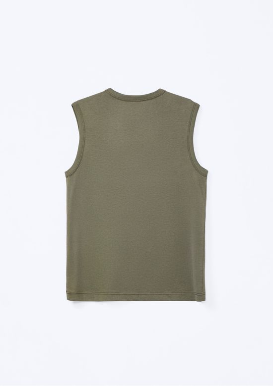 Foto do produto: Regata Básica Infantil Menino Modelagem Tradicional - Verde