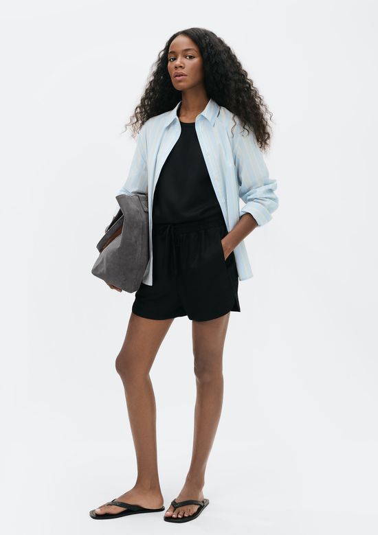 Foto do produto: Shorts Feminino Runner Cintura Média - Preto