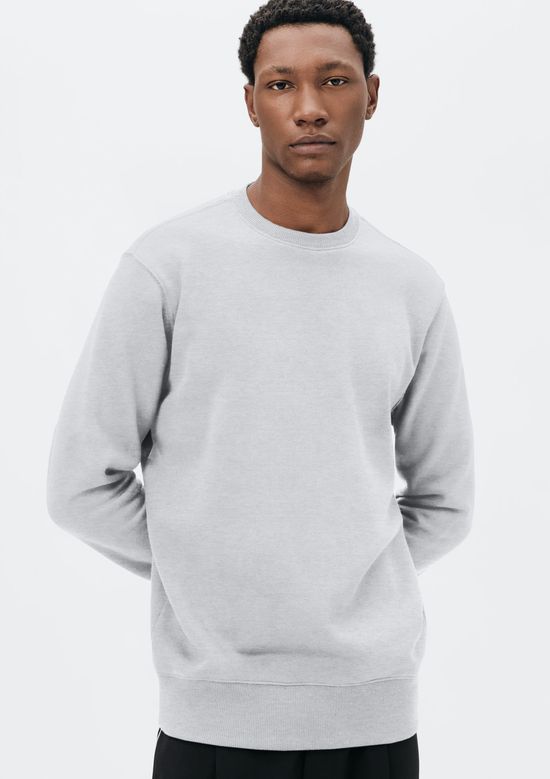 Foto do produto: Blusão Básico Masculino Comfort Em Moletom Peluciado - Cinza