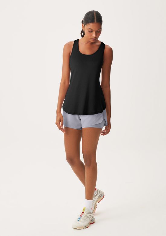 Foto do produto: Regata Feminina Esportiva Alongada Easy Care - Preto