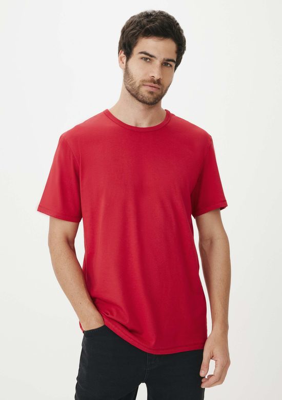 Foto do produto: Kit Com 5 Camisetas Masculinas Básicas Slim - Multicolorido
