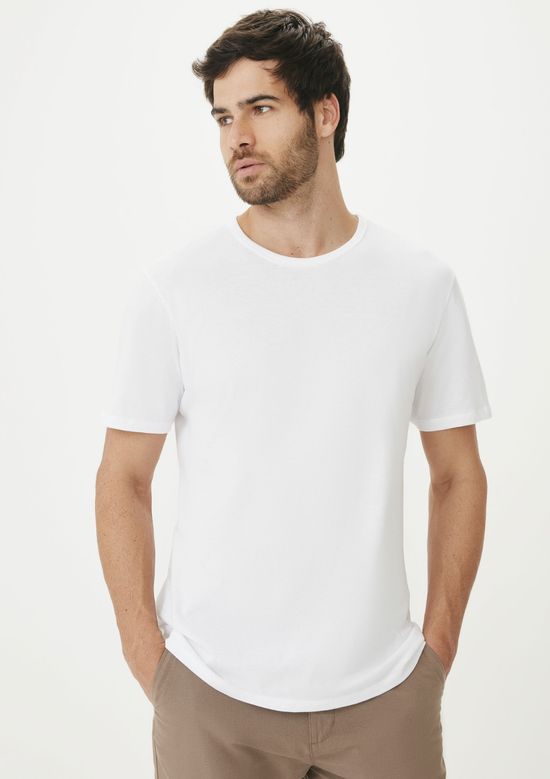 Foto do produto: Kit Com 2 Camisetas Masculinas Básicas Hering - Branco