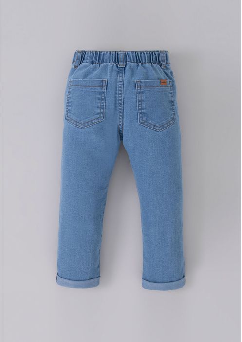 Calça Jeans Infantil Menina Skinny Toddler - Azul Médio