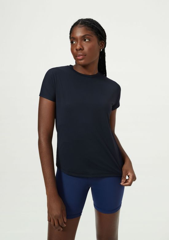 Foto do produto: Kit Com 2 Camisetas Esportivas Feminina Raglan Easy Care - Preto