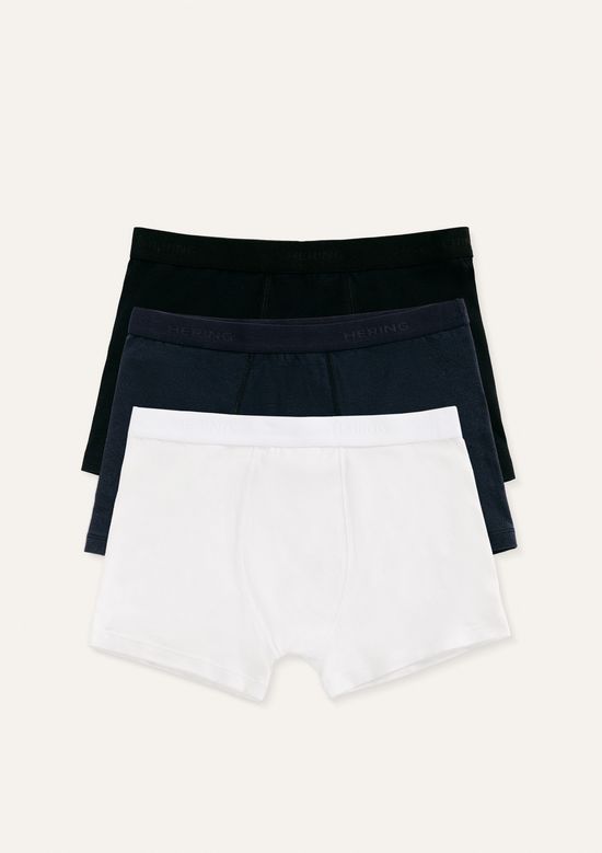 Foto do produto: Kit 3 Cuecas Boxer Em Malha - Multicolorido