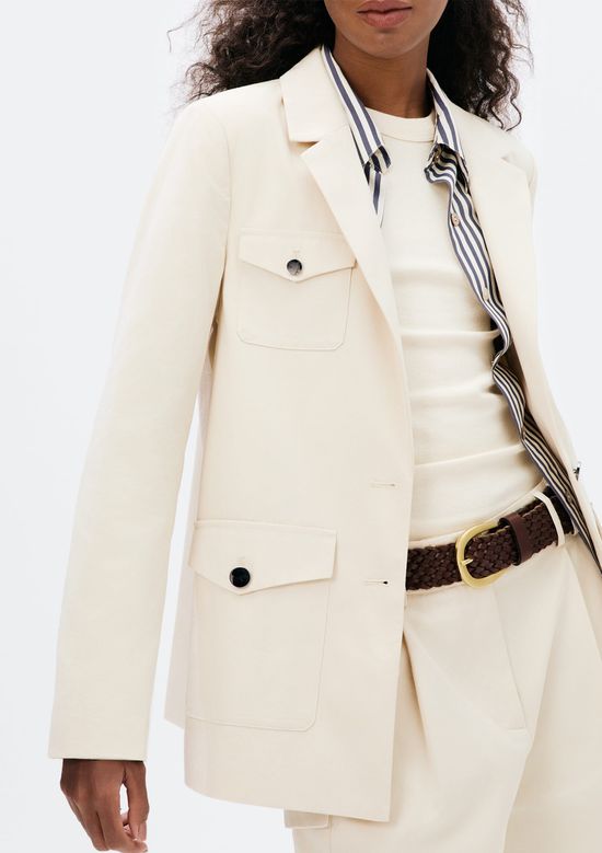 Foto do produto: Blazer Feminino Com Bolsos - Creme