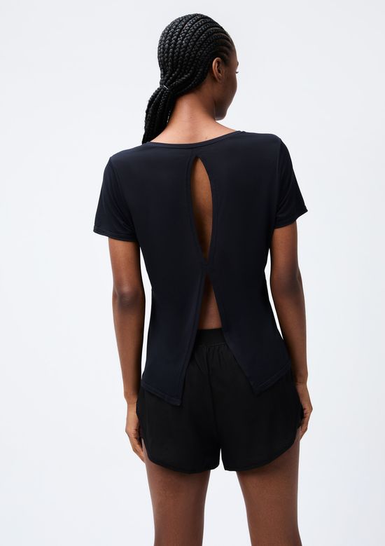 Foto do produto: Camiseta Esportiva Feminina Básica Easy Care - Preto