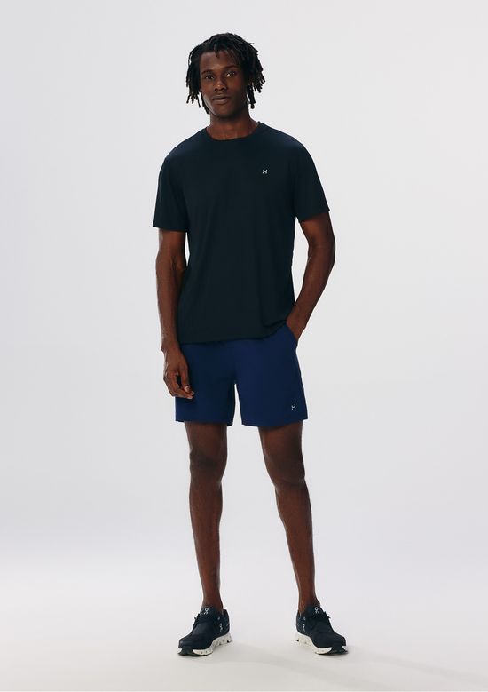 Foto do produto: Camiseta Esportiva Masculina Manga Curta Com Refletivo Easy Care - Preto