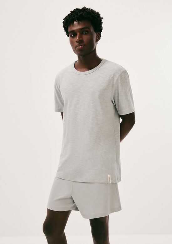 Foto do produto: Pijama Curto Masculino Em Malha Flamê - Azul