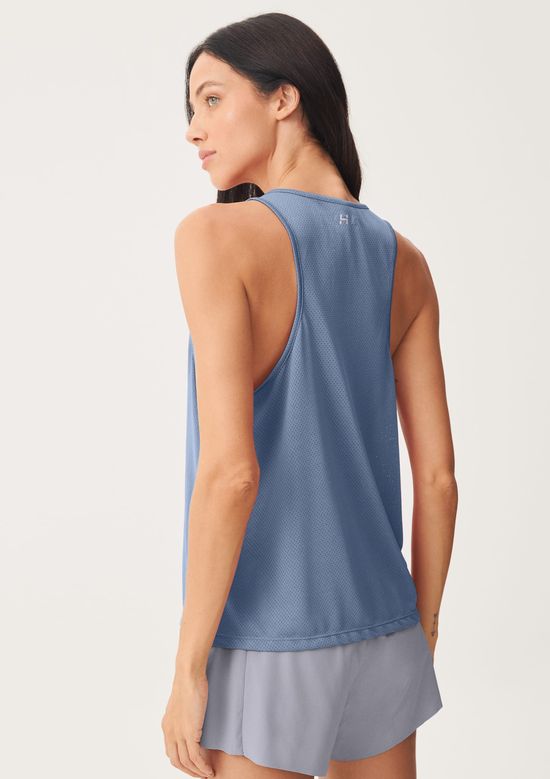 Foto do produto: Regata Esportiva Feminina Texturizada Easy Care - Azul