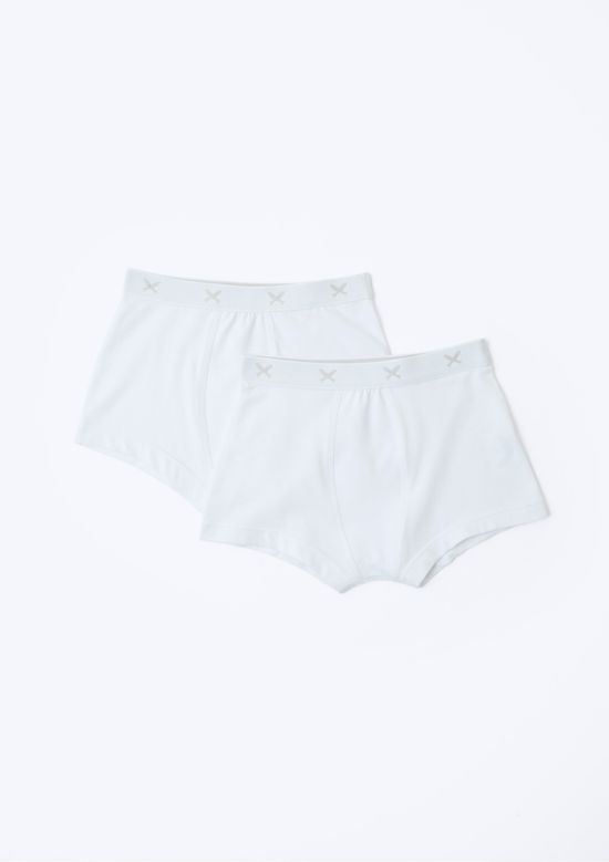 Foto do produto: Kit 2 Cuecas Infantil Boxer - Branco