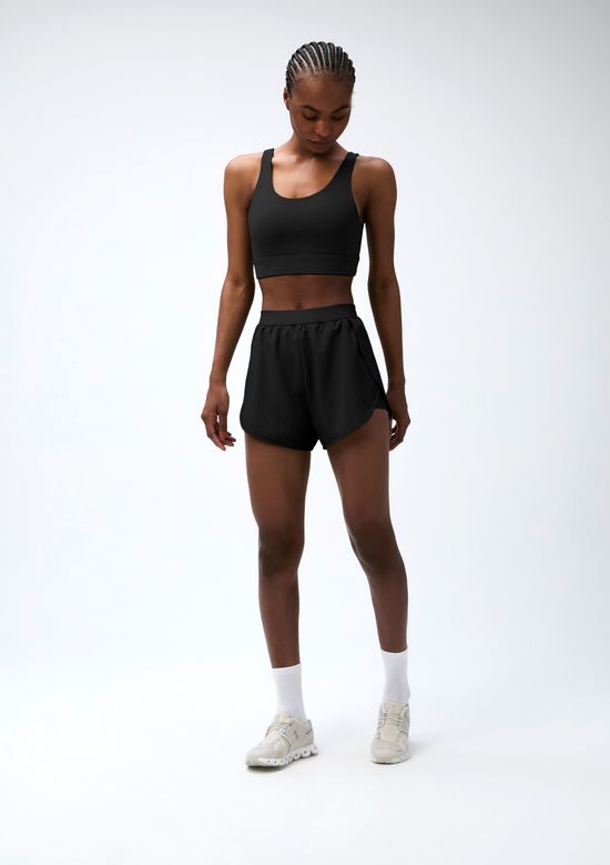 Foto do produto: Shorts Esportivo Feminino Runner Texturizado - Preto