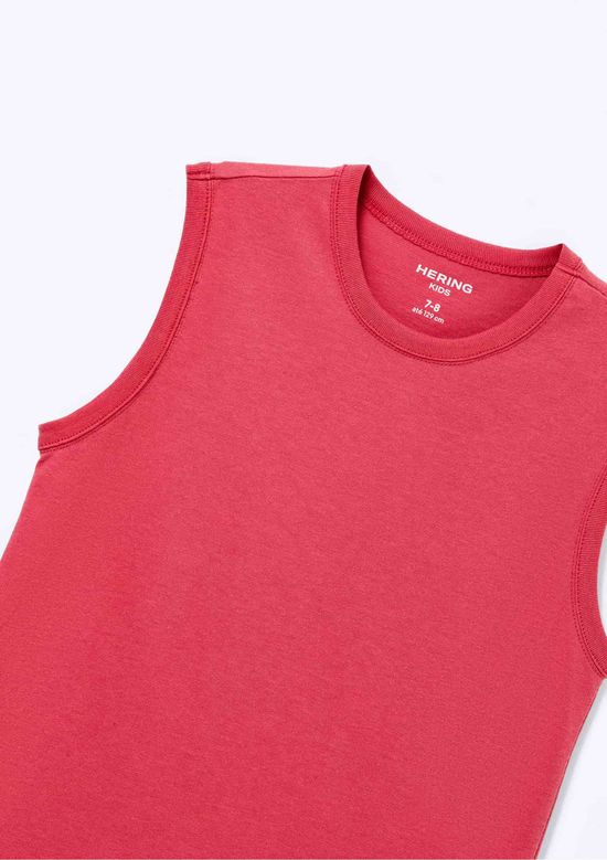 Foto do produto: Regata Básica Infantil Menino Regular - Vermelho