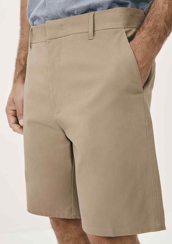 Foto do produto: Bermuda Masculina Chino Em Sarja - Marrom