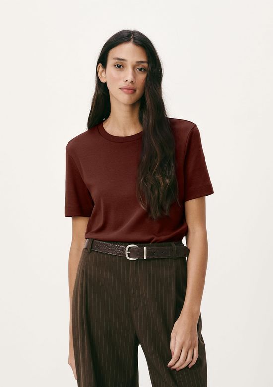 Foto do produto: Blusa Feminina Manga Curta - Marsala