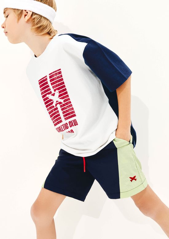 Foto do produto: Bermuda Infantil Menino Regular Em Nylon - Azul